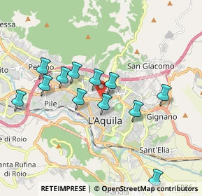 Mappa Viale Della Croce Rossa, 67100 L'Aquila AQ, Italia (1.87333)