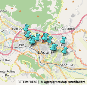 Mappa Viale Della Croce Rossa, 67100 L'Aquila AQ, Italia (1.18231)