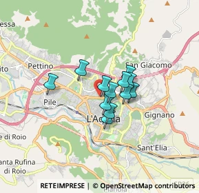 Mappa Viale Della Croce Rossa, 67100 L'Aquila AQ, Italia (1.0325)