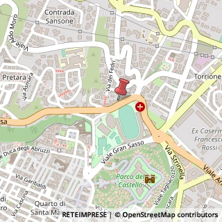 Mappa Viale Croce Rossa, 93, 67100 L'Aquila, L'Aquila (Abruzzo)