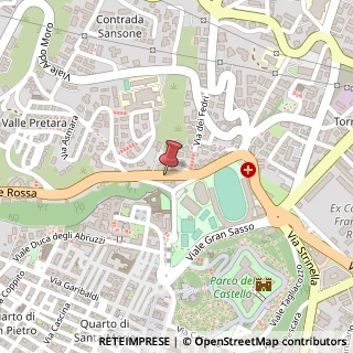 Mappa Viale Croce Rossa, 24, 67100 L'Aquila, L'Aquila (Abruzzo)