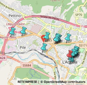 Mappa Via Giovanni di Vincenzo, 67100 L'Aquila AQ, Italia (1.137)