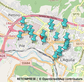 Mappa Via Giovanni di Vincenzo, 67100 L'Aquila AQ, Italia (0.888)