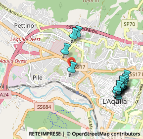 Mappa Via Giovanni di Vincenzo, 67100 L'Aquila AQ, Italia (1.3235)