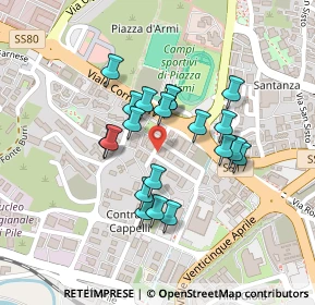 Mappa Via Mario Tradardi, 67100 L'Aquila AQ, Italia (0.1835)