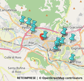 Mappa Via Mario Tradardi, 67100 L'Aquila AQ, Italia (1.85923)