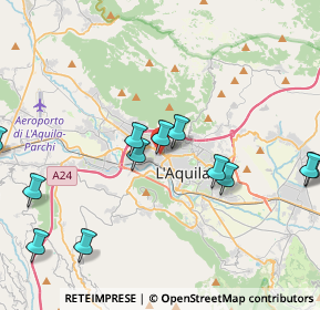 Mappa Via Mario Tradardi, 67100 L'Aquila AQ, Italia (4.815)