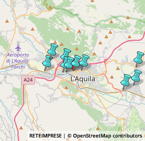 Mappa Via Mario Tradardi, 67100 L'Aquila AQ, Italia (3.60545)