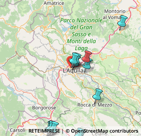 Mappa Via Mario Tradardi, 67100 L'Aquila AQ, Italia (24.139)