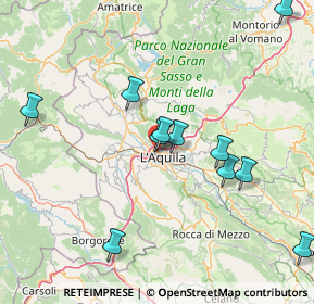 Mappa Via Mario Tradardi, 67100 L'Aquila AQ, Italia (17.17636)