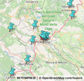 Mappa Via Mario Tradardi, 67100 L'Aquila AQ, Italia (15.63455)