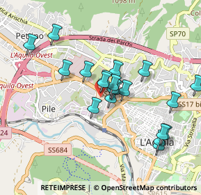 Mappa Via Mario Tradardi, 67100 L'Aquila AQ, Italia (0.8725)