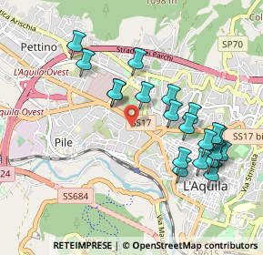 Mappa Via Mario Tradardi, 67100 L'Aquila AQ, Italia (1.016)