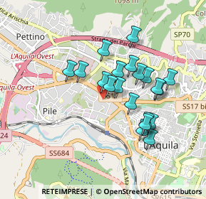 Mappa Via Mario Tradardi, 67100 L'Aquila AQ, Italia (0.7955)