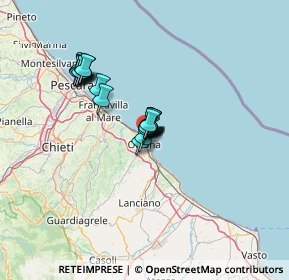 Mappa Via Leone Acciaiuoli, 66026 Ortona CH, Italia (9.6225)