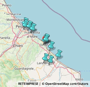 Mappa Via Leone Acciaiuoli, 66026 Ortona CH, Italia (11.08333)