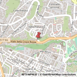 Mappa Viale Croce Rossa, 73, 67100 L'Aquila, L'Aquila (Abruzzo)