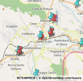 Mappa S. S. 17 km 30+900 L'Aquila Località Centi Colella, 67018 L'Aquila AQ, Italia (2.44077)