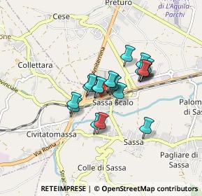Mappa S. S. 17 km 30+900 L'Aquila Località Centi Colella, 67018 L'Aquila AQ, Italia (0.587)