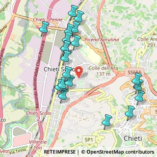 Mappa Via Aldo Moro, 66100 Chieti CH, Italia (1.15)
