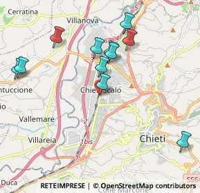 Mappa Viale Benedetto Croce, 66013 Chieti CH, Italia (2.3775)