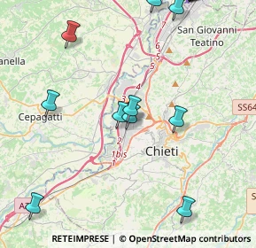 Mappa Viale Benedetto Croce, 66013 Chieti CH, Italia (6.435)