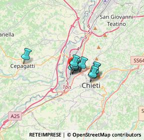 Mappa Viale Benedetto Croce, 66013 Chieti CH, Italia (1.69273)