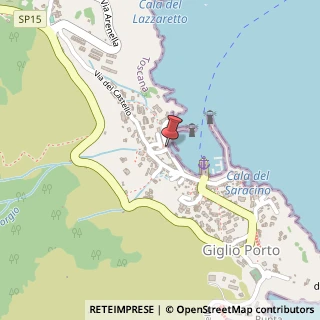 Mappa Via Thaon de Revel, 28, 58012 Isola del Giglio, Grosseto (Toscana)
