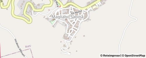 Mappa Magliano Sabina