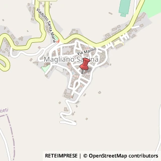 Mappa Via Camillo Benso Conte di Cavour, 36, 02046 Magliano Sabina, Rieti (Lazio)