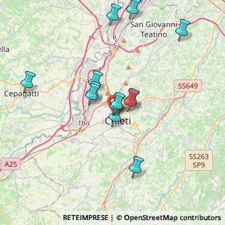 Mappa Via delle Robinie, 66100 Chieti CH, Italia (3.49615)