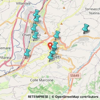 Mappa Via delle Robinie, 66100 Chieti CH, Italia (1.97182)