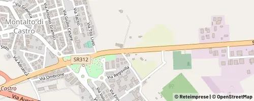 Mappa Montalto di Castro
