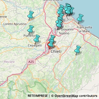 Mappa Via Capestrano, 66100 Chieti CH, Italia (9.9445)
