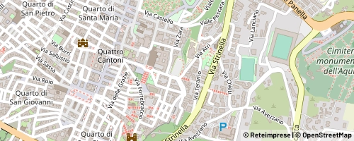 Mappa L'Aquila