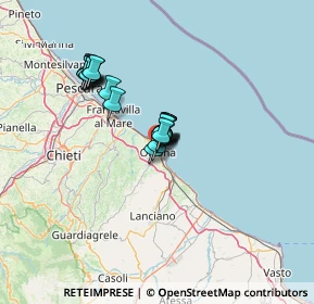 Mappa Via Morello da Ortona, 66026 Ortona CH, Italia (9.8225)