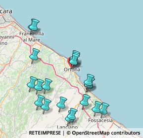Mappa Via Morello da Ortona, 66026 Ortona CH, Italia (8.9295)