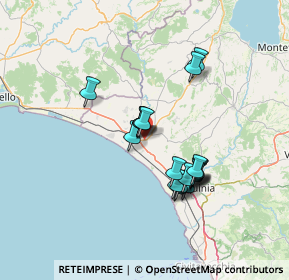 Mappa SR 312 Castrense km 1.500, 01014 Montalto di Castro VT, Italia (12.08)