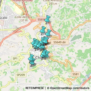 Mappa Via Giacinto Armellini, 66100 Chieti CH, Italia (0.597)