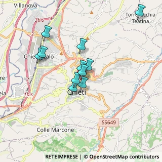 Mappa Via Giacinto Armellini, 66100 Chieti CH, Italia (1.57)