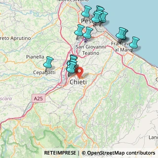 Mappa Via Giacinto Armellini, 66100 Chieti CH, Italia (8.91895)