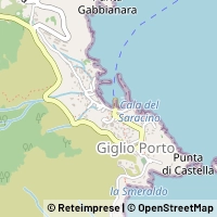 지도 Isola del Giglio