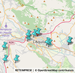 Mappa Via Monte Matese, 67100 L'Aquila AQ, Italia (4.60909)