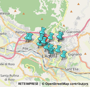 Mappa Via Monte Matese, 67100 L'Aquila AQ, Italia (1.00063)