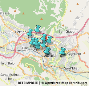 Mappa Via Monte Matese, 67100 L'Aquila AQ, Italia (1.15071)