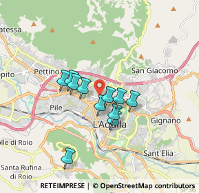 Mappa Via Monte Matese, 67100 L'Aquila AQ, Italia (1.33364)