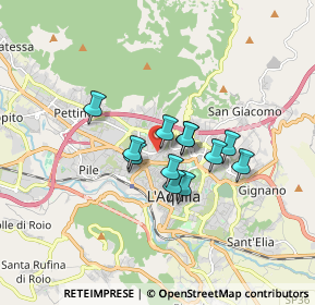 Mappa Via Monte Matese, 67100 L'Aquila AQ, Italia (1.18833)