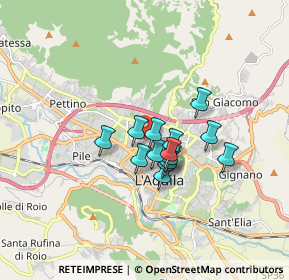 Mappa Via Monte Matese, 67100 L'Aquila AQ, Italia (1.19071)