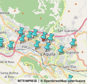 Mappa Via Monte Matese, 67100 L'Aquila AQ, Italia (2.18643)