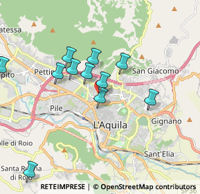 Mappa Via Monte Matese, 67100 L'Aquila AQ, Italia (1.79909)